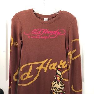 Ed Hardy thermal shirt
